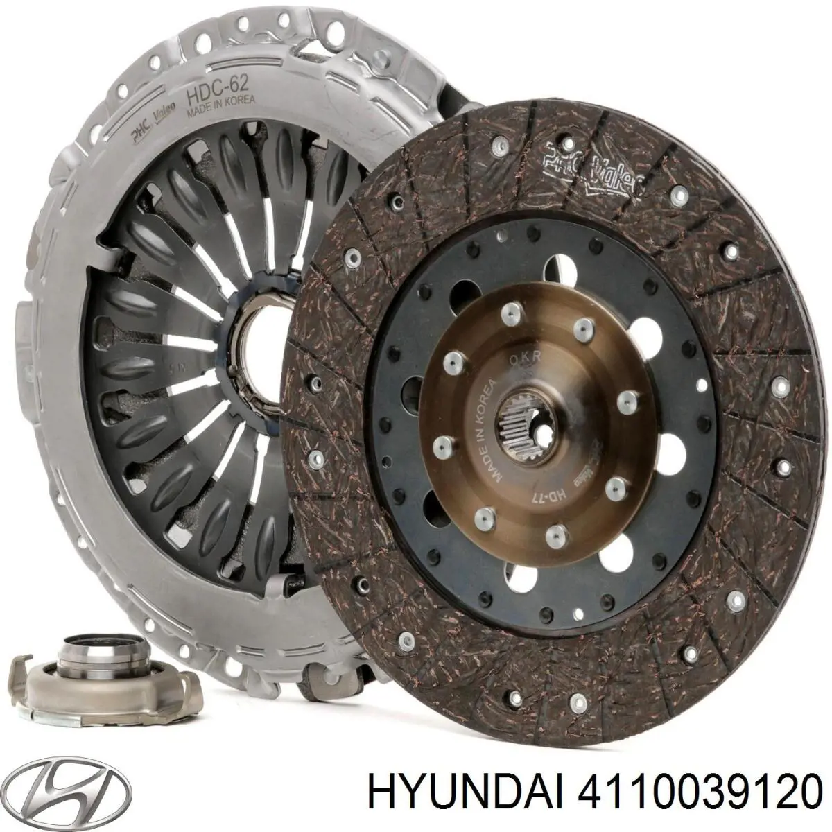 Диск сцепления 4110039120 Hyundai/Kia