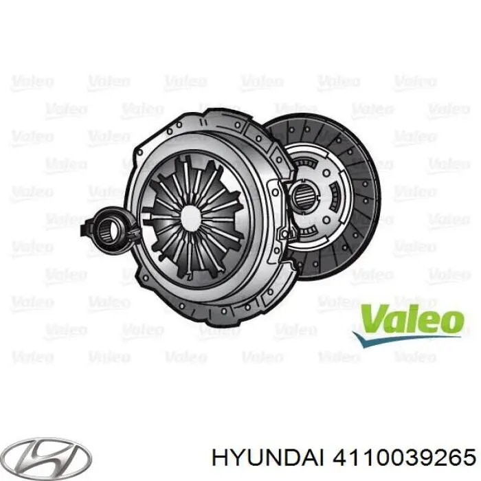 Диск сцепления 4110039265 Hyundai/Kia