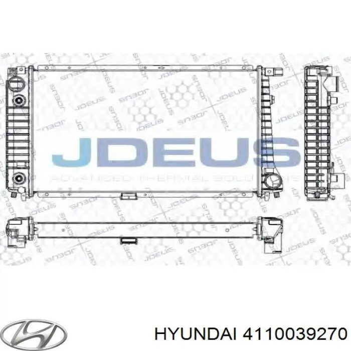 4110039270 Hyundai/Kia Диск сцепления ведомый