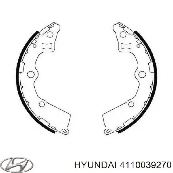 Диск сцепления 4110039270 Hyundai/Kia