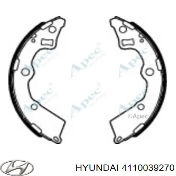 Диск сцепления Hyundai/Kia 4110039270