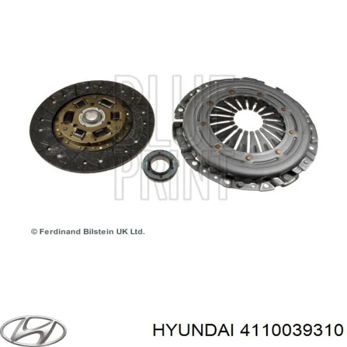 Купить 4110039310 Hyundai/Kia Комплект сцепления (диск, корзина, подшипник)