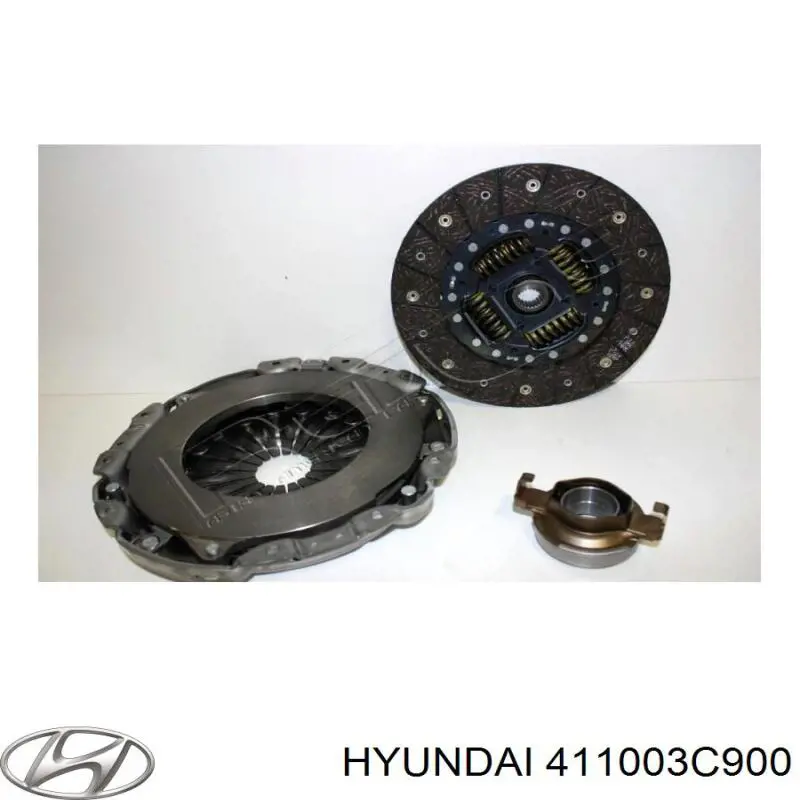 Комплект сцепления (3 части) Hyundai/Kia 411003C900 цена, от 38.31 USD