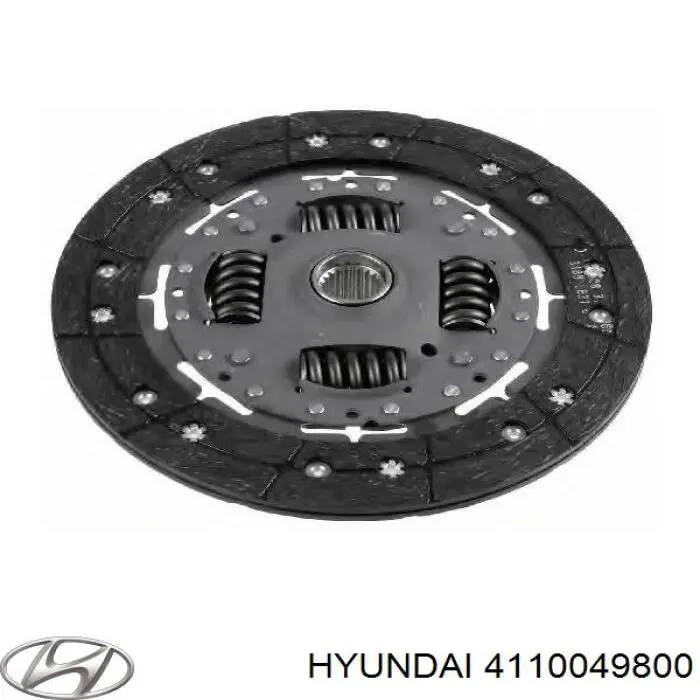 Диск сцепления  HYUNDAI 4110049800