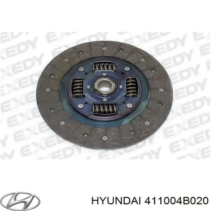 Диск сцепления Hyundai/Kia 411004B020 цена, от 61.19 USD