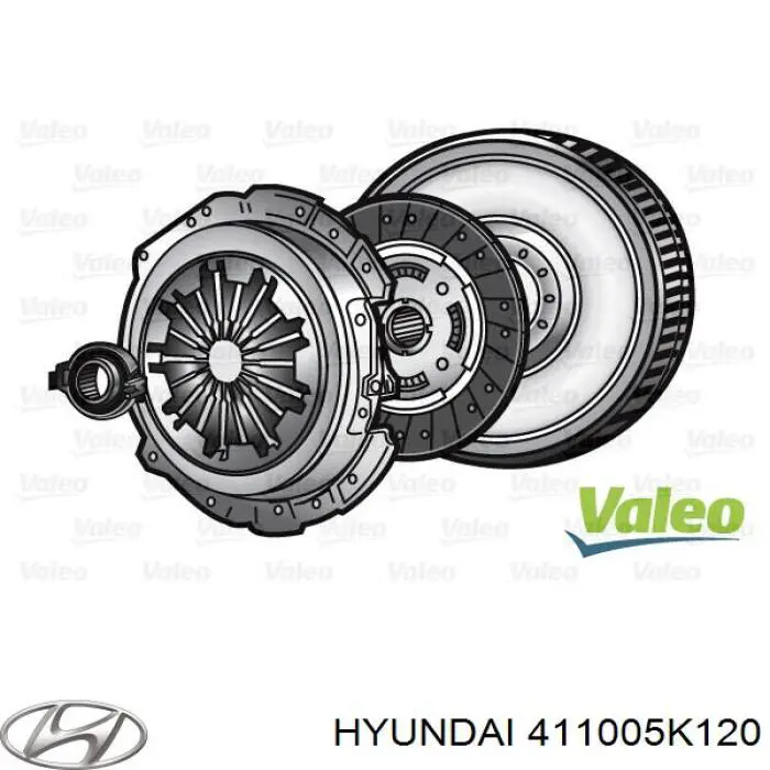 Диск сцепления Hyundai/Kia 411005K120 цена, от 97.46 USD