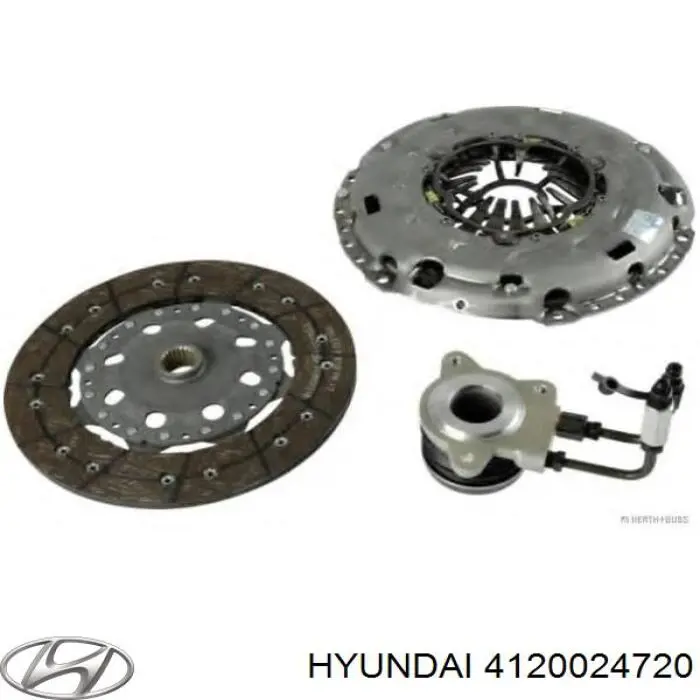 4120024720 Hyundai/Kia kit de embraiagem (3 peças)