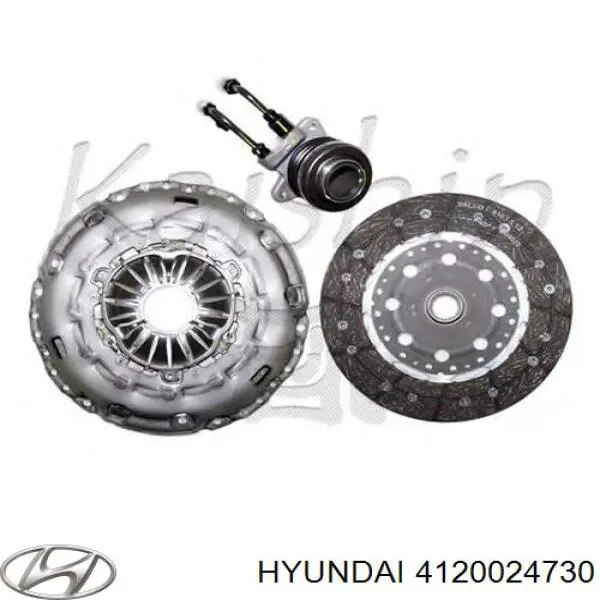 Купить 4120024730 Hyundai/Kia Комплект сцепления (диск, корзина, подшипник)