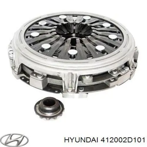 Kit de embrague (3 partes) 412002D101 Hyundai/Kia