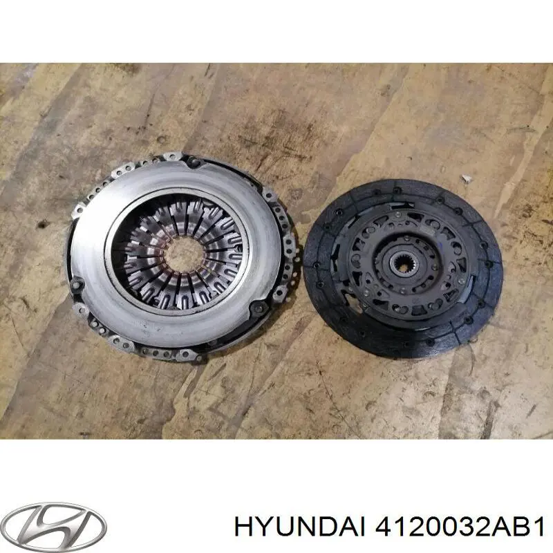 Купить 4120032AB1 Hyundai/Kia Комплект сцепления (диск, корзина, подшипник)