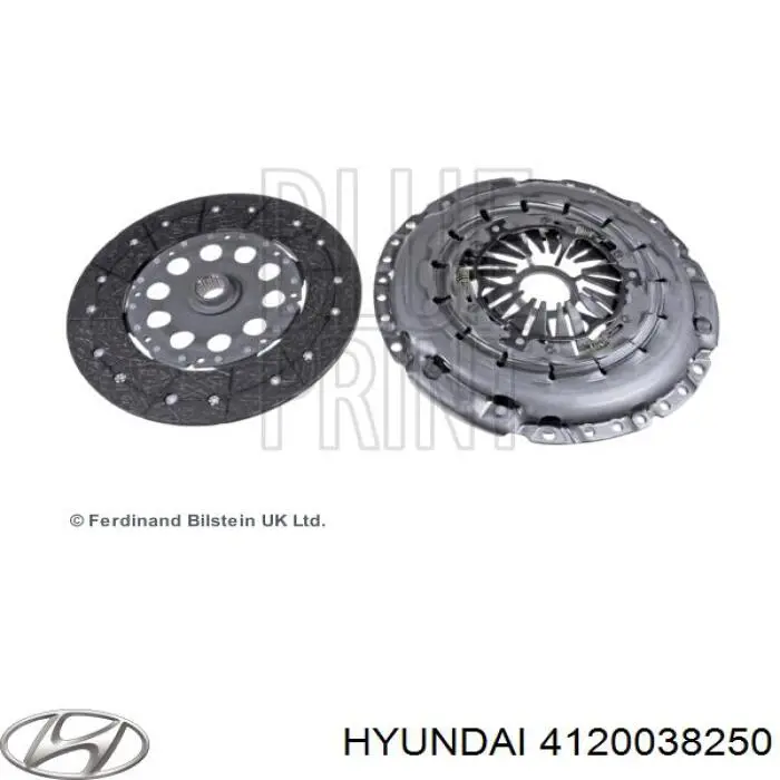 Купить 4120038250 Hyundai/Kia Комплект сцепления (диск, корзина, подшипник)