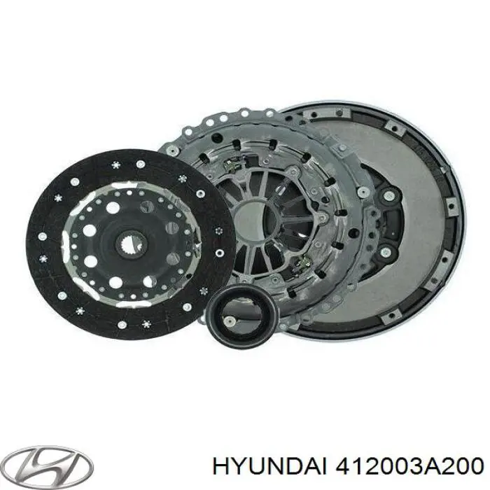 Комплект сцепления (3 части) Hyundai/Kia 412003A200 цена, от 132.70 USD