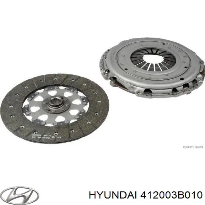 Комплект сцепления (3 части) Hyundai/Kia 412003B010 цена, от 238.03 USD