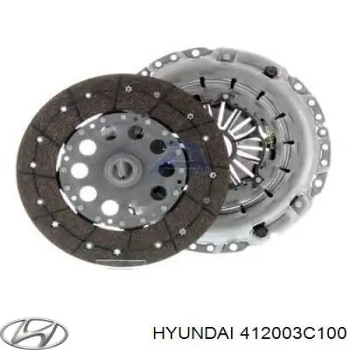 412003C100 Hyundai/Kia kit de embraiagem (3 peças)