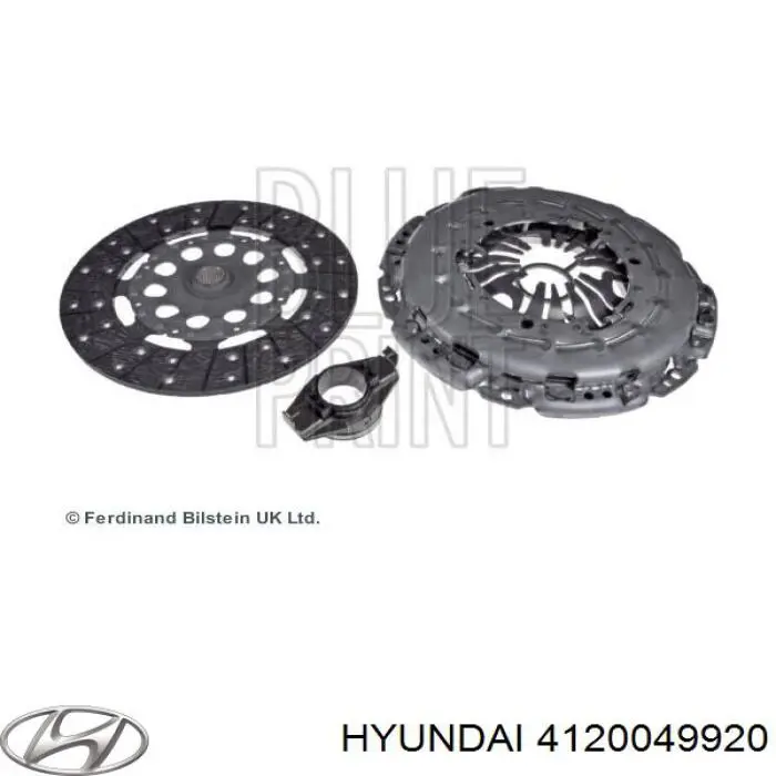 4120049920 Hyundai/Kia kit de embraiagem (3 peças)