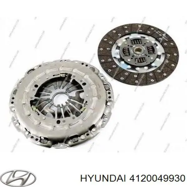 4120049930 Hyundai/Kia Сцепление в сборе
