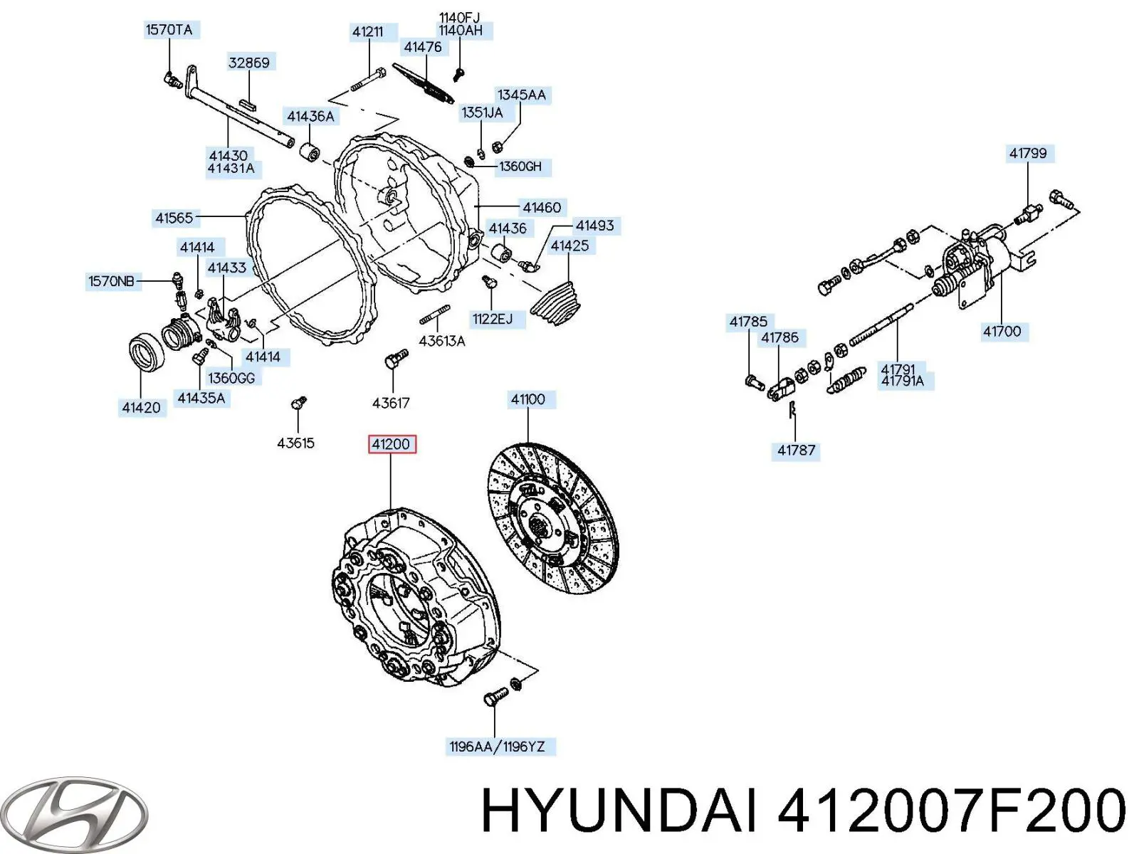  412007F200 Hyundai/Kia