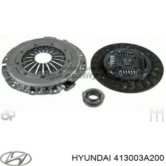 Комплект сцепления (3 части) Hyundai/Kia 413003A200 цена, от 175.46 USD