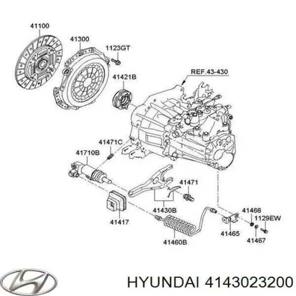 Купить FL0301OEM Korea (oem) Вилка сцепления