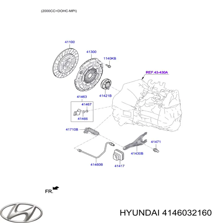Трубка сцепления Hyundai/Kia 4146032160 цена, от 15.20 USD