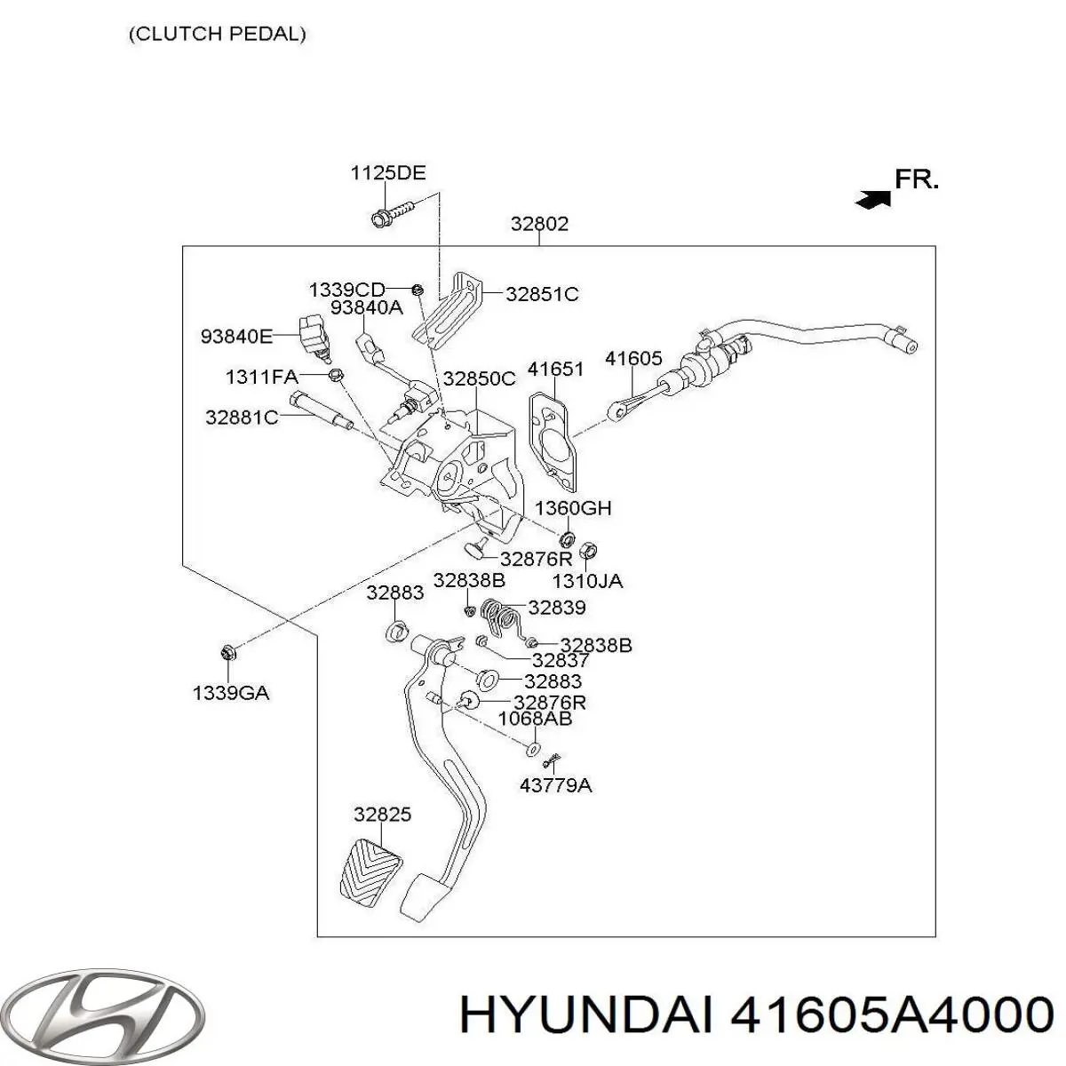 41605A4000 Hyundai/Kia 