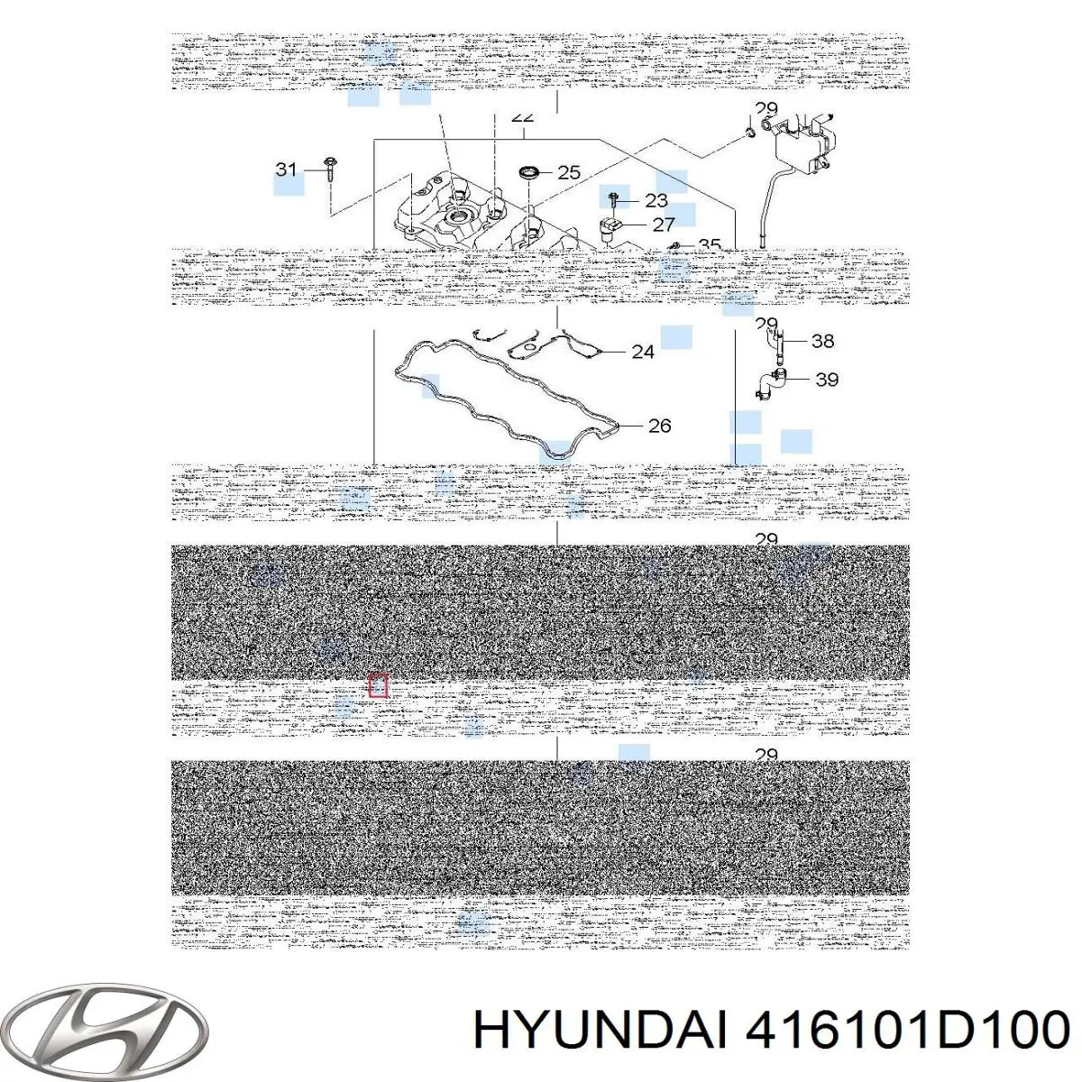 416101D100 Hyundai/Kia Цилиндр сцепления, главный