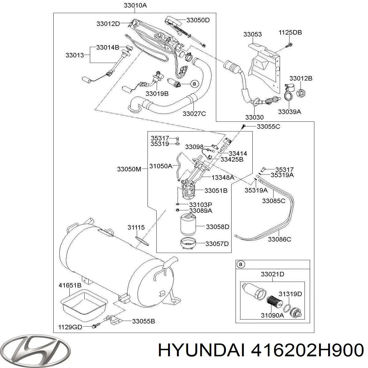 Бачок главного цилиндра сцепления Hyundai/Kia 416202H900 цена, от 9.49 USD