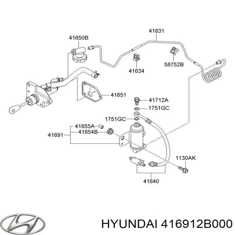  Hyundai/Kia 416912B000 цена, от 25.34 USD