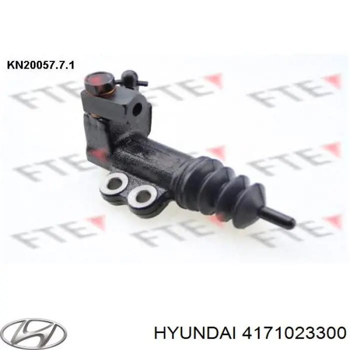 Цилиндр сцепления рабочий Hyundai/Kia 4171023300