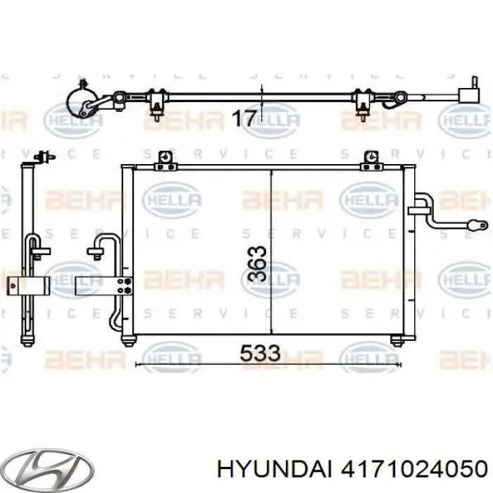 Купить 4171024050 Hyundai/Kia Рабочий цилиндр сцепления