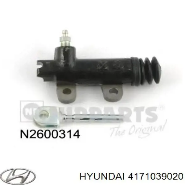 Рабочий цилиндр сцепления Hyundai/Kia 4171039020 цена, от 21.86 USD