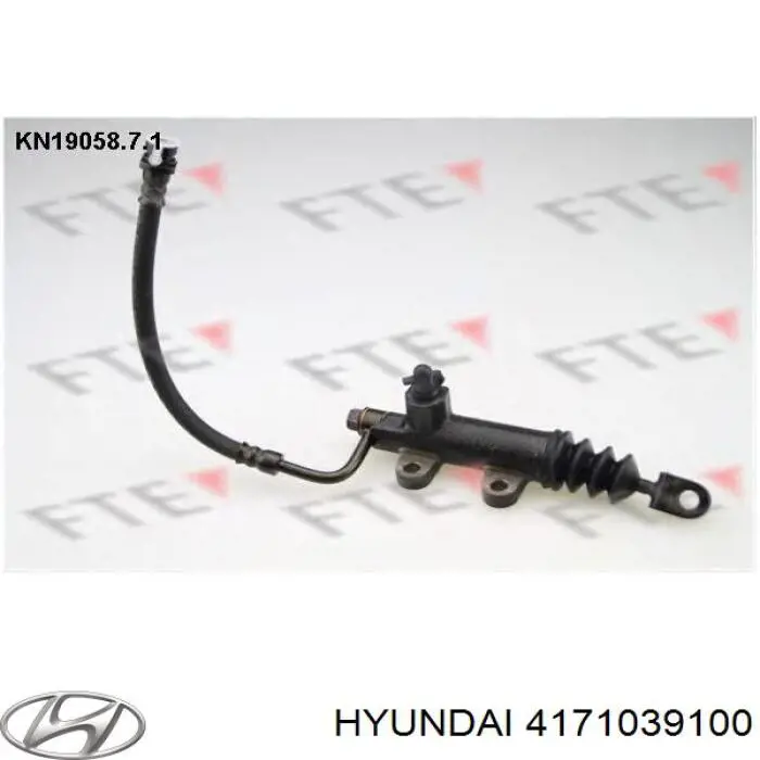 4171039100 Hyundai/Kia Cilindro de trabalho de embraiagem