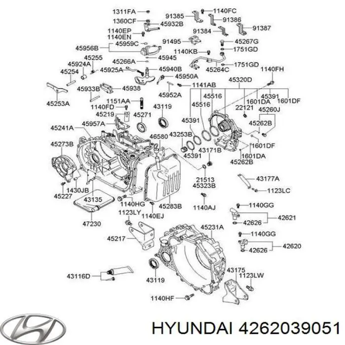 Sensor de velocidad 4262039051 Hyundai/Kia