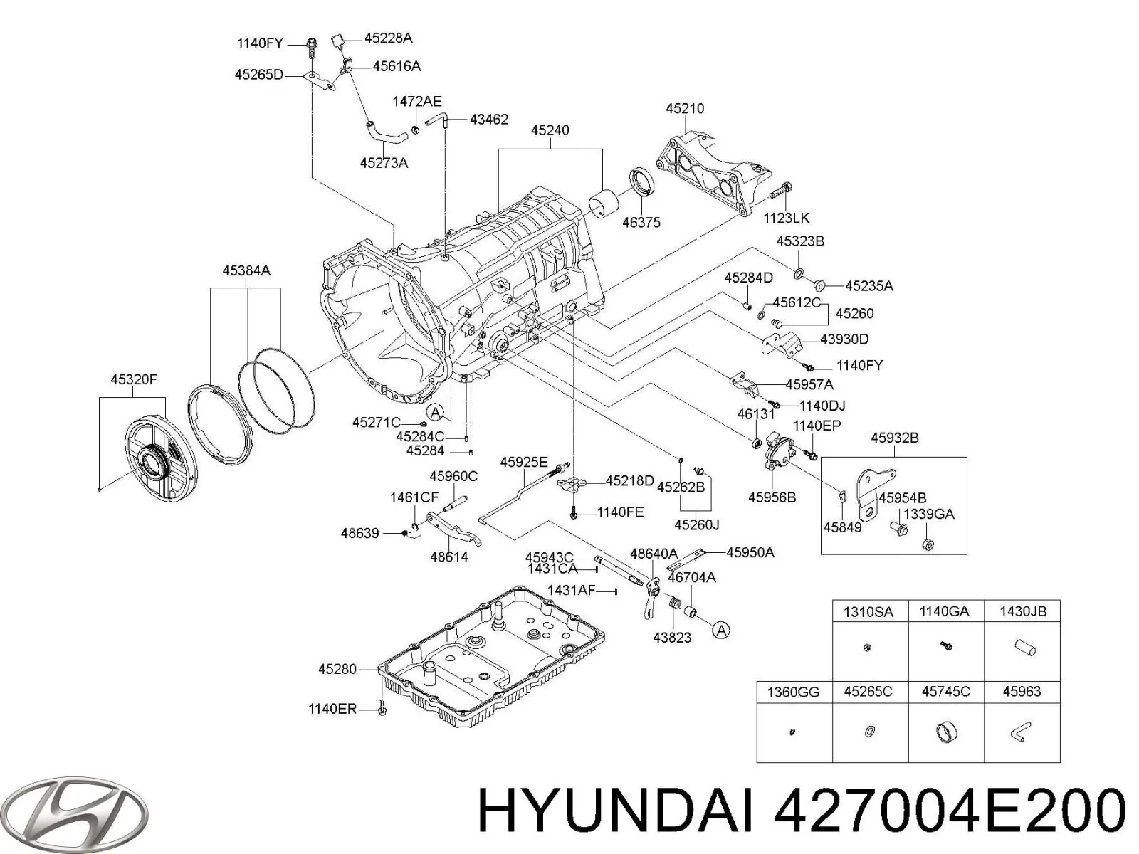  Hyundai/Kia 427004E200 цена, от 117.56 USD