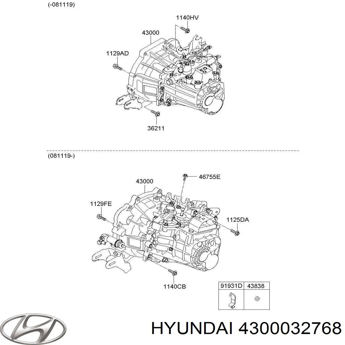  4300032768 Hyundai/Kia