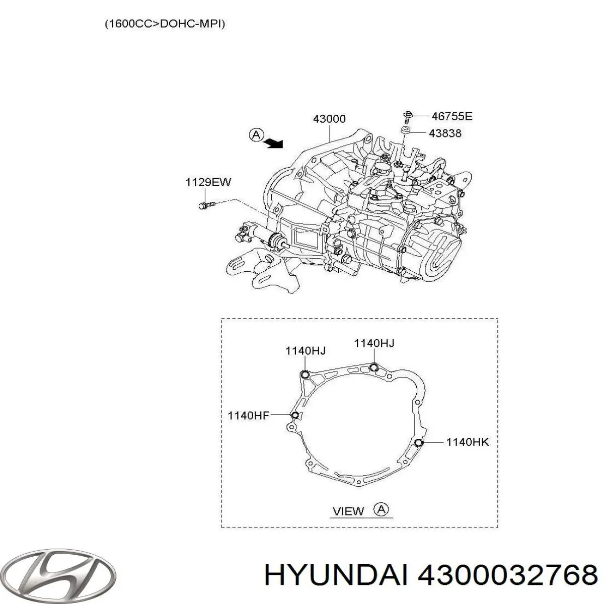 Коробка переключения передач Hyundai/Kia 4300032768 цена, от  USD