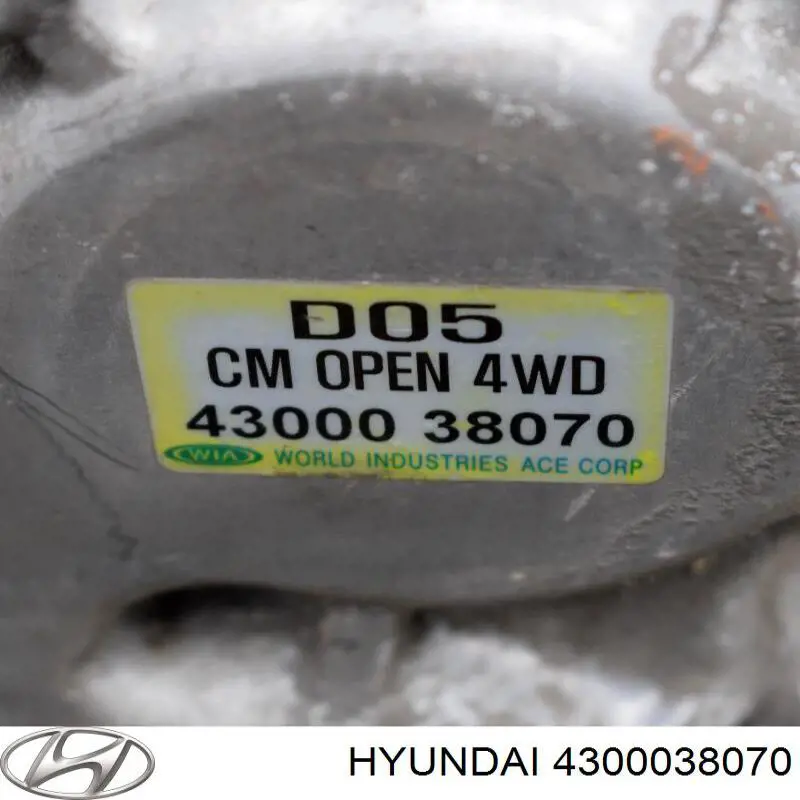Коробка переключения передач Hyundai/Kia 4300038070 цена, от 152.54 USD