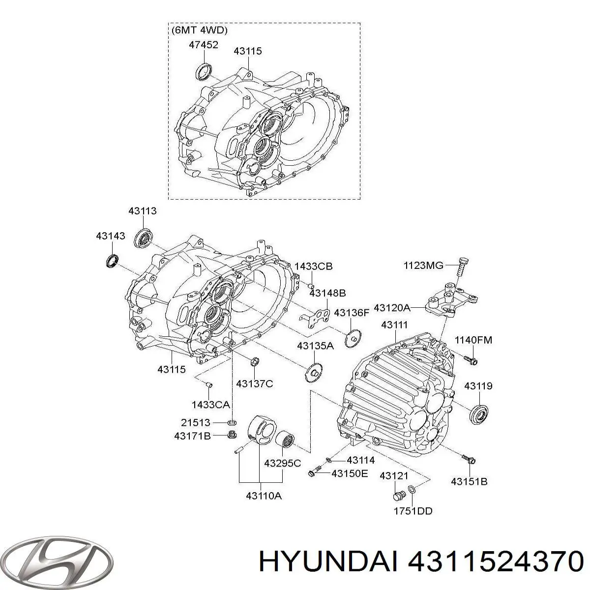  4311524370 Hyundai/Kia