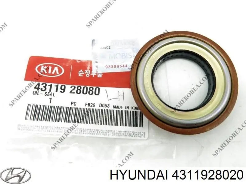 Левый сальник полуоси 4311928020 Hyundai/Kia