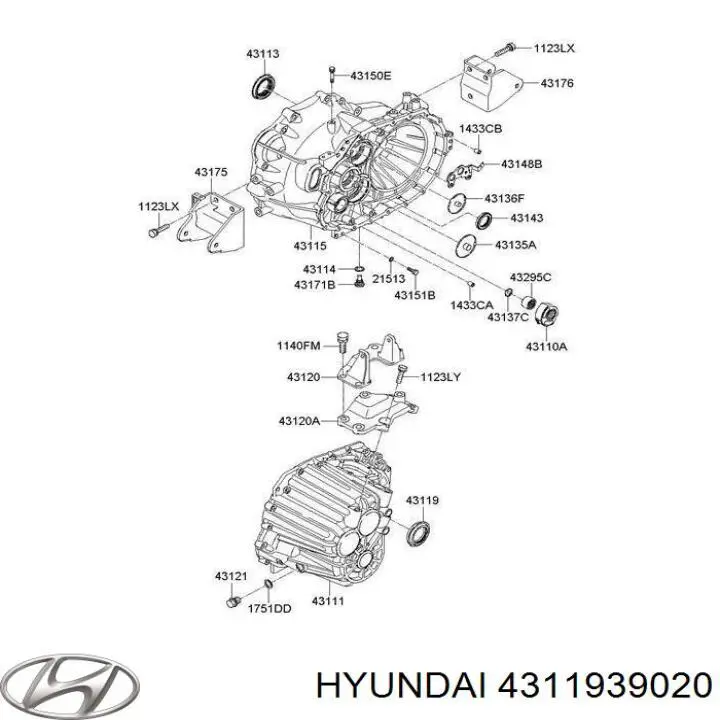 Сальник полуоси переднего моста Hyundai/Kia 4311939020 цена, от 5.07 USD