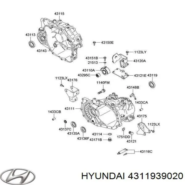 Купить 4311939020 Hyundai/Kia Сальник полуоси