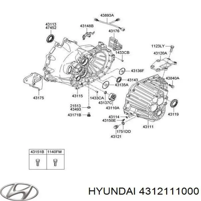 4312111000 Hyundai/Kia