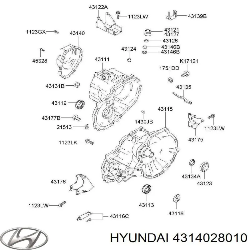 4314028010 Hyundai/Kia 