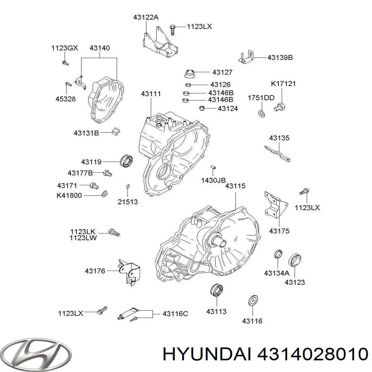  Hyundai/Kia 4314028010 цена, от 34.51 USD