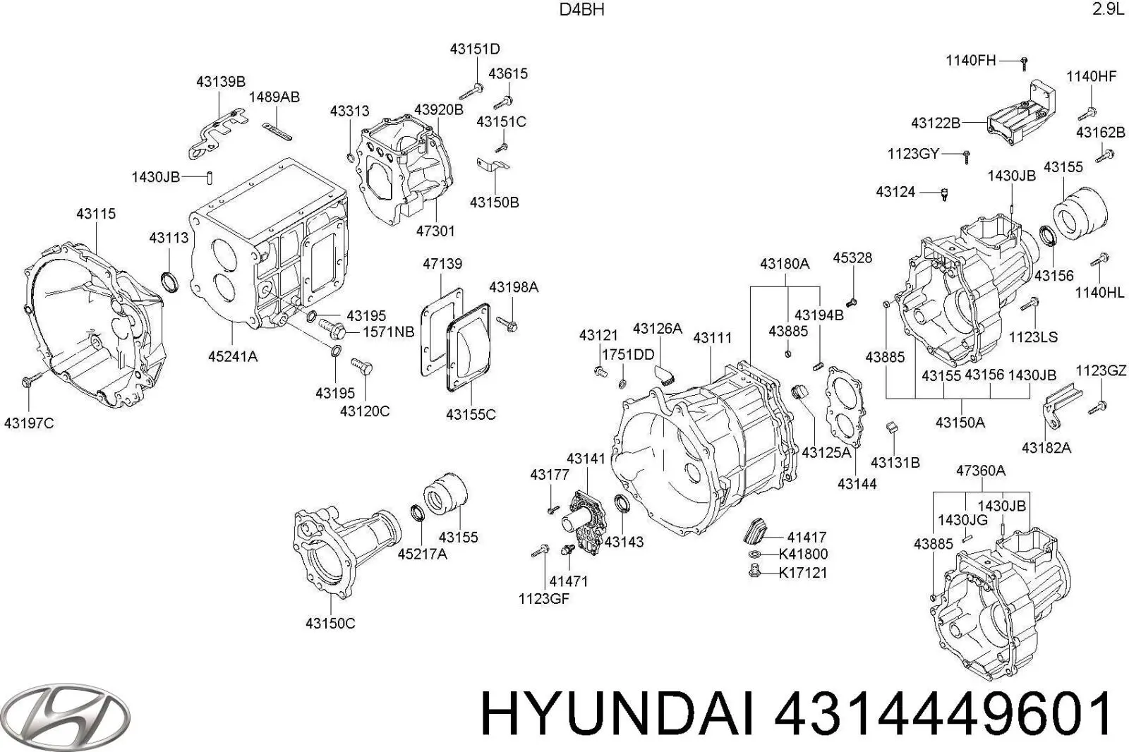 4314449601 Hyundai/Kia 