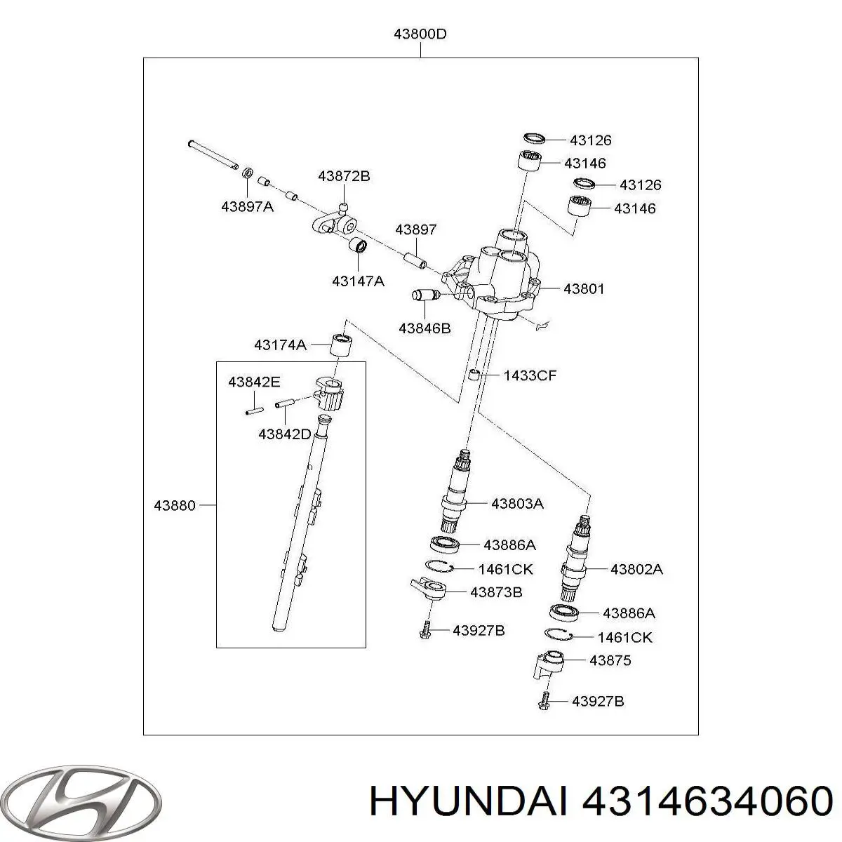  4314634060 Hyundai/Kia