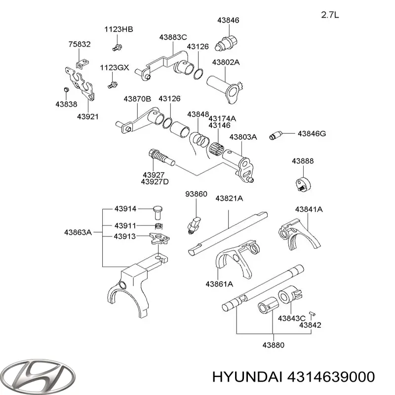  Hyundai/Kia 4314639000 цена, от 6.05 USD