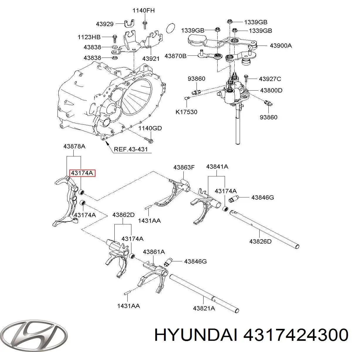 4317424300 Hyundai/Kia 