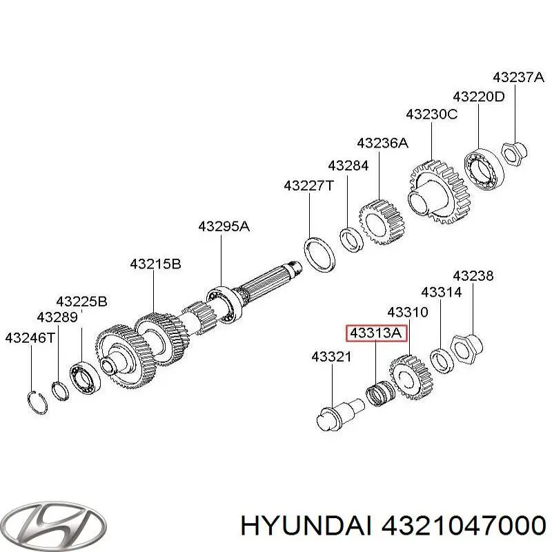 Купить 4321047000 Hyundai/Kia 