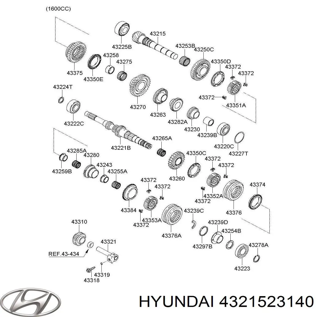  4321523140 Hyundai/Kia